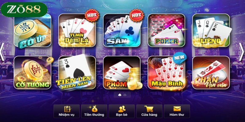 Những thể loại game bài đổi thưởng cực hấp dẫn