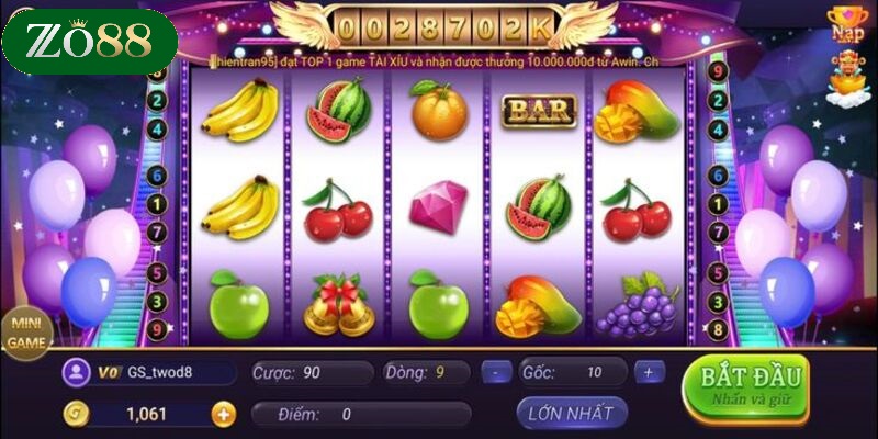 Game Slot Trái Cây ZO88 - Cách Chơi Và Tính Năng Nổi Bật 2 Tổng quan về game Slot trái cây ZO88