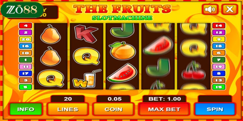 Game Slot Trái Cây ZO88 - Cách Chơi Và Tính Năng Nổi Bật 5 Lý do nên lựa chọn game Slot trái cây
